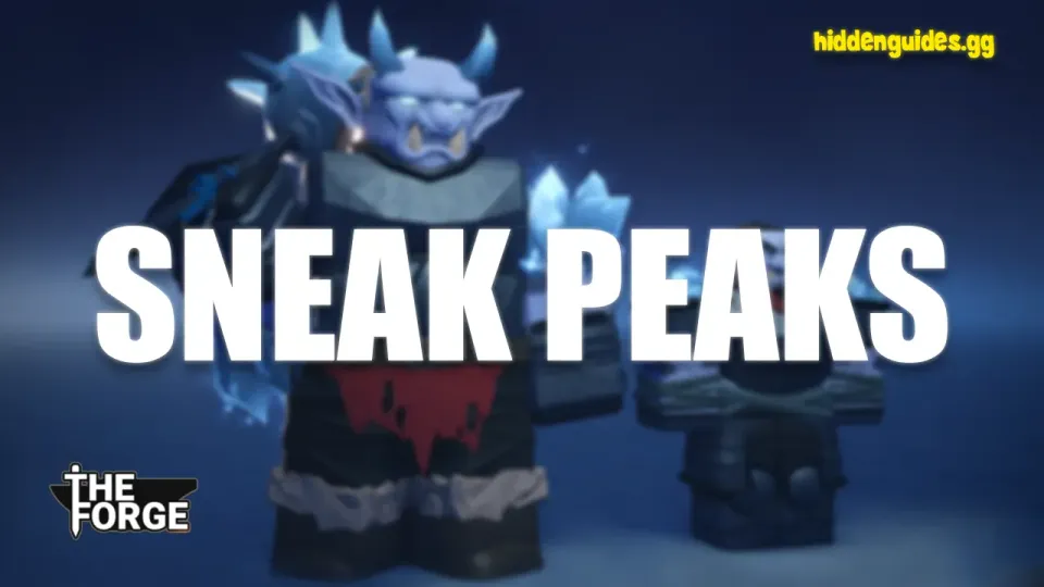 The Forge Latest Sneak Peaks (Roblox)